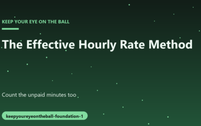 The Effective Hourly Rate Method for Evaluating Side Incomes