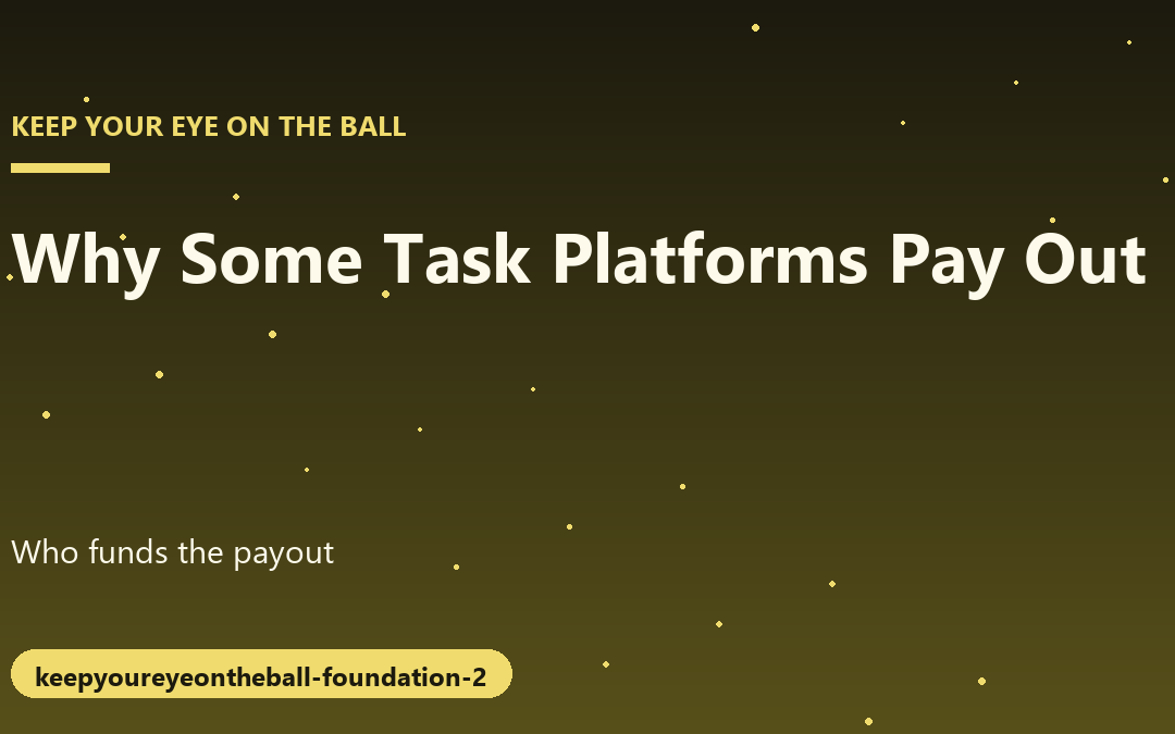 Why Some Task Based Platforms Pay Out and Others Do Not