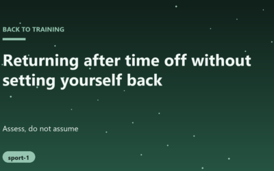 Rebuilding Your Fitness Foundation After Extended Time Away From Sport